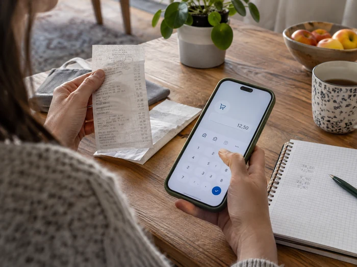 Saisie d’une dépense sur smartphone
