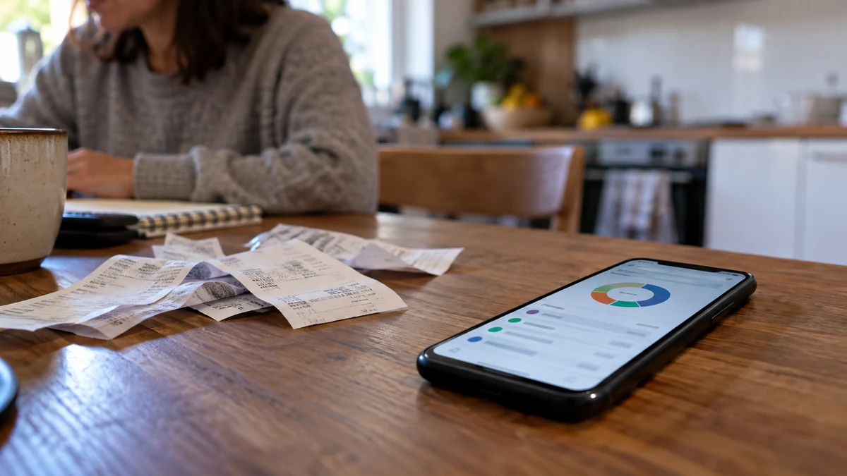Suivi du budget sur smartphone
